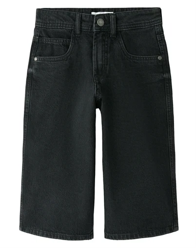 Name it - NKMBen Skater Denim Jorts - Black